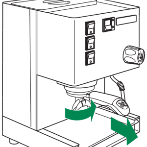 Nettoyage quotidien de la Rancilio Silvia